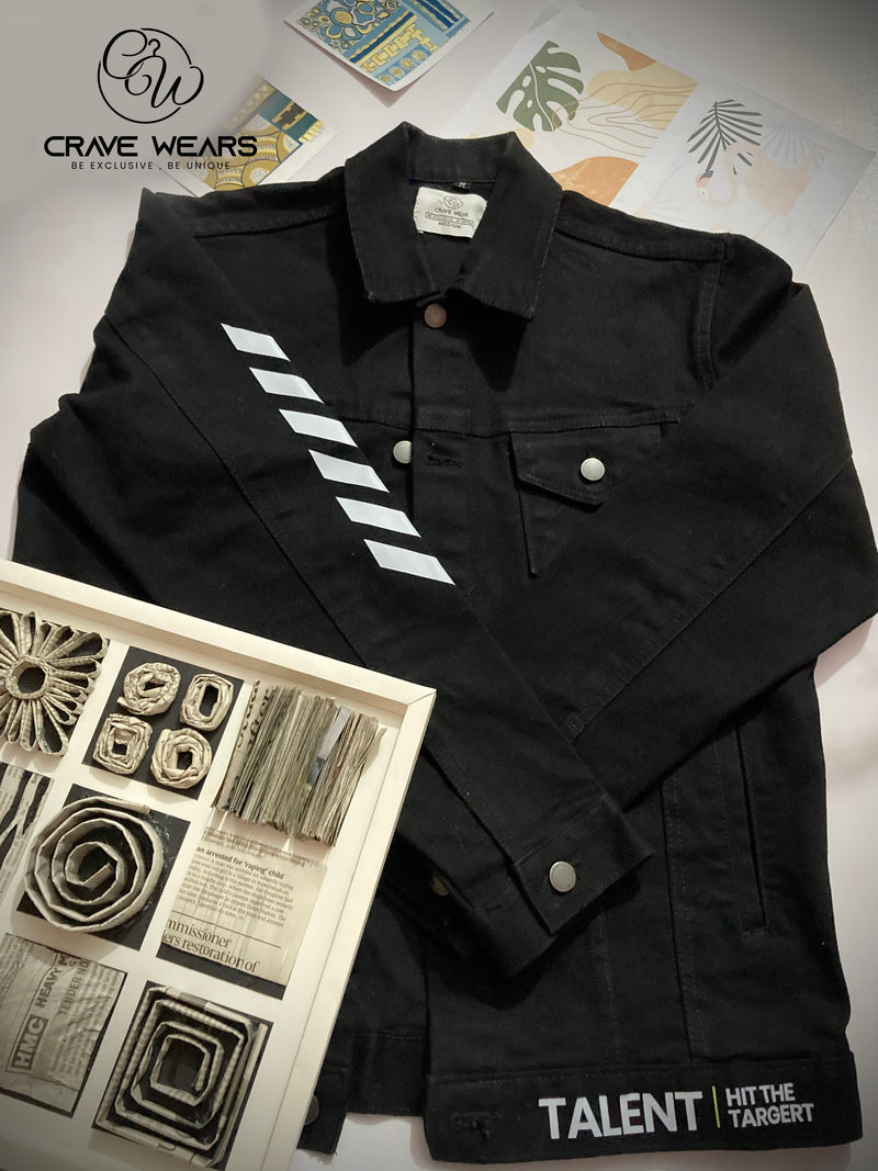 Black Denim Jacket For Men